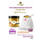 Smoothly Soyulabilen Gold Yüz Ağdası, Kaş Ağdası Boncuk SİR Ağda Seti 300g. Boncuk Ağda - Sir ağda makinası