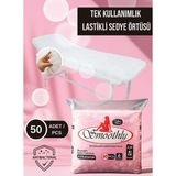 Smoothly Tek Kullanımlık Lastikli Sedye Örtüsü 50 Adet - 80X220 cm | & Dayanıklı