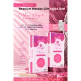 Smoothly Tıtanıum Pudralı soyulabilir boncuk ağda granür ağda 220 g x 2 paket seti