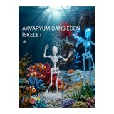 smplethngs Yeni Hareketli Dans Eden İskelet - Akvaryum Hava Taşı ve Dekoratif Figür