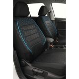 SMRAUTOACCESSORY Fiat Egea Uyumlu Oto Koltuk Kılıfı Gof Siyah-Mavi (Fiat Albea-Linea-Egea Uyumlu)