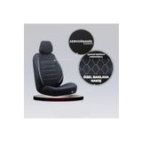 SMRAUTOACCESSORY Fiat Fiorino Oto Koltuk Kilifi Gof Siyah ile uyumlu SMRNM-1193