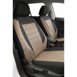 SMRAUTOACCESSORY Fiat Fiorino Uyumlu Hafif Ticari Oto Koltuk Kılıfı Gof Bej (Fiat Fiorino-Peugeot Bipper-Citroen Nemo Uyumlu)