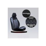 SMRAUTOACCESSORY Fiat Tofaş Şahin Oto Koltuk Kilifi Gof Fume-Beyaz ile uyumlu SMRNM-1284