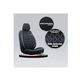 SMRAUTOACCESSORY Ford Tourneo ConnectOto Koltuk Kilifi Gof Siyah-Beyaz ile uyumlu SMRNM-1070