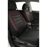SMRAUTOACCESSORY Ford Transit Connect Hafif Ticari Universal Oto Koltuk Kılıfı Gof Siyah-kırmızı (Connect-Kangoo-Berlingo-Partner-Caddy-Doblo Uyumlu)