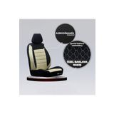 SMRAUTOACCESSORY Nissan Patrol Oto Koltuk Kilifi Gof Bej-Siyah Standart Beden ile uyumlu SMRNM-650