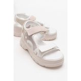 Sms 4740 Kadın Beyaz Spor Sandalet - Beyaz Multi