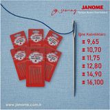 Sms Atılım Janome Iğne (5'li Paket) 9-10-11-12-14-16 Numara