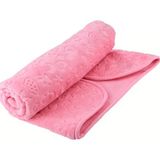 ŞMTSTYLE Pembe Bebek Çocuk Battaniyesi, Kabartmalı Yumuşak Mevsimlik 90 x 110 cm Örtü