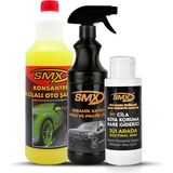 Smx %40 Cilalı Oto Şampuanı / 3'ü 1 Arada /cila /boya Koruma / Hare Giderici / - Seramik Cila /