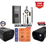 Smx 60W Şarjlı Dijital Hava Kompresörü - Kablosuz & Taşınabilir 12v - 120 PSI Br 249 1330
