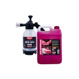 SMX %90 cilalı Pink Fusion Oto Şampuanı 5 LT + 2 Lt KÖPÜK Yapıcı Kimyasal Dayanımlı Pompa