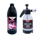 SMX %90 cilalı Pink Fusion Oto Şampuanı 750 ml ve Köpük Pompası
