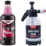 Smx %90 Cilalı Pink Fusion Oto Şampuanı 750 ml ve Köpükpompası