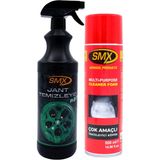 Smx Çok Amaçlı Temizleyici Köpük Sprey 500 ml ve Neon Jant Temizleyici 1 Lt