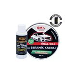 Smx Final Wax 150 Ml 3'Ü 1 Arada Cila-Boya Koruma-Hare Giderici 100 Ml Hediye Takoz Cila Süngeri