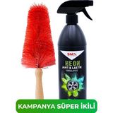 SMX Neon Jant & Lastik Temizleyici 750 Ml Jant Temizleme Fırçası ile Uyumlu Araçlar İçin