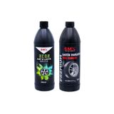 SMX Neon Jant & Lastik Temizleyici 750 ml.+ Lastik Parlatıcı 750 ml+ Lastik Süngeri