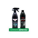 Smx Neon Jant & Lastik Temizleyici 750 Ml. Lastik Parlatıcı 750 Ml Lastik Süngeri