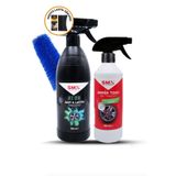 SMX Neon Jant Temizleyici+Demirtozu Jant Temizleyici+Jant Temizleme Fırçası+Lastik Süngeri