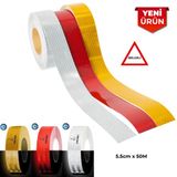 Smx Reflektiv Petekli Fosfor Bant, Belgeli 5.5cm x 50M