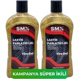 Smx Simli Jel Lastik Parlatıcı 500 ml 2 Adet+ Sünger