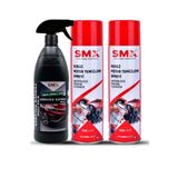 Smx Susuz Motor Temizleme Spreyi 2 Adet + Seramik Katkılı Hızlı ve Pratik Cila