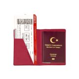 Smyrna Acar Mira Termo Deri Pasaport Kılıfı Pasaportluk Fuşya
