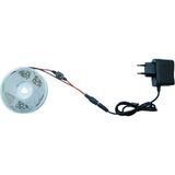 Smyrna Adaptörlü ve Açma-Kapama Anahtarlı Şerit LED Seti 12V 5 Metre Günışığı - Gün Işığı