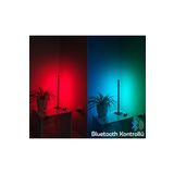 Smyrna Store RGB Lambader Bluetooth Mobil Kontrollü Dekoratif Masaüstü Yatak Başı LED Lambader Aydınlatması 50CM