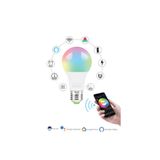 Smyrna Store Wi-Fi Kontrollü Akıllı Led Ampul 10W E27, Sesli Kontrol (Alexa, Siri, Google), 16 Milyon Renk