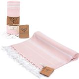 SMYRNA TURKISH COTTON Klasik Seri Orijinal Türk Plaj Havlusu | Önceden yıkanmış, 92,7 x 181 cm | SPA, Plaj, Havuz, Spor Salonu ve Banyo için Peştemal ve Türk Banyo Havlusu