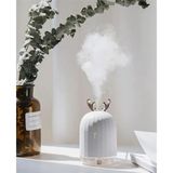 Sna Geyikli LED Işıklı Hava Nemlendirici Buhar Makinesi Air Diffuser Hediyelik Minimal, SNA-451 - Çok Renkli