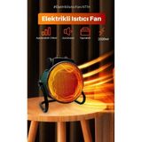 SNA Taşınabilir Elektrikli Soba Fanlı Isıtıcı Sıcak Hava Fan Sessiz Taşınabilir 2000W - 2000 W