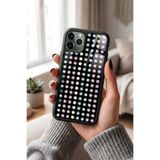 Snacase Apple iPhone 11 Pro ile Uyumlu Pastel Çiçek Deseni Tasarımlı Glossy Premium Kılıf, Silikon, Siyah