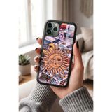 Snacase Apple iPhone 11 Pro ile Uyumlu Tarot Kartları Tasarımlı Glossy Premium Silikon Kılıf, Siyah