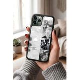 Snacase Apple iPhone 11 Pro Max ile Uyumlu Mustafa Kemal Atatürk Tasarımlı Glossy Premium Silikon Kılıf, Siyah iPhone11ProMax_1022