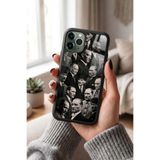 Snacase Apple iPhone 11 Pro Max ile Uyumlu Mustafa Kemal Atatürk Tasarımlı Glossy Premium Silikon Kılıf, Siyah iPhone11ProMaxMUSTAFAKEMAL_ATATÜRK-1