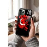 Snacase Apple iPhone 11 Pro Max ile Uyumlu Türk Bayrağı Tasarımlı Glossy Premium Silikon Kılıf, Siyah iPhone11ProMax_1335
