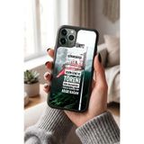 Snacase Apple iPhone 11 Pro Max ile Uyumlu Türk Bayrağı Tasarımlı Glossy Premium Silikon Kılıf, Siyah