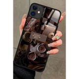 Snacase Apple iPhone 11 Uyumlu Kahverengi Poster Tasarımlı Glossy Premium Kılıf
