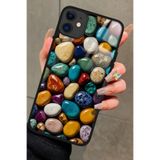 Snacase Apple iPhone 11 Uyumlu Renkli Taş Tasarımlı Glossy Premium Kılıf
