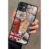 Snacase Apple iPhone 12 ile Uyumlu Aşk Yazısı Tasarımlı Glossy Premium Silikon Kılıf, Siyah AppleiPhone12_084