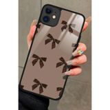 Snacase Apple iPhone 12 ile Uyumlu Atatürk Portre Tasarımlı Glossy Premium Kılıf, Silikon, Siyah AppleiPhone12_198