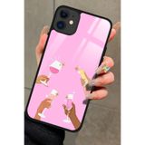 Snacase Apple iPhone 12 ile Uyumlu Atatürk Portre Tasarımlı Glossy Premium Kılıf, Silikon, Siyah AppleiPhone12_219