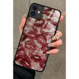 Snacase Apple iPhone 12 ile Uyumlu Atatürk Portre Tasarımlı Glossy Premium Kılıf, Silikon, Siyah-Beyaz AppleiPhone12_226