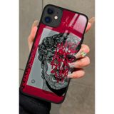 Snacase Apple iPhone 12 ile Uyumlu Atatürk Portre Tasarımlı Glossy Premium Silikon Kılıf, Siyah AppleiPhone12_247