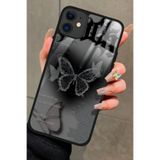 Snacase Apple iPhone 12 ile Uyumlu Atatürk Portreleri Tasarımlı Glossy Premium Silikon Kılıf, Siyah AppleiPhone12_190