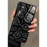 Snacase Apple iPhone 12 ile Uyumlu Atatürk Portresi Tasarımlı Glossy Premium Silikon Kılıf, Siyah AppleiPhone12_194